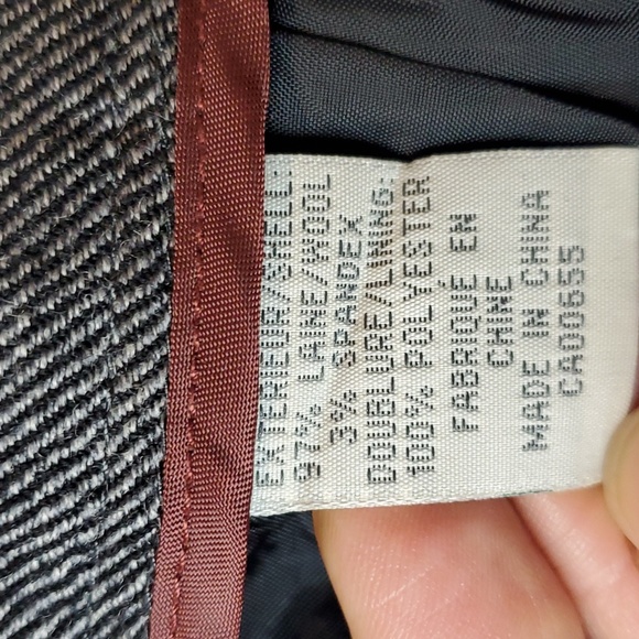 RW&CO Wool 2 Piece Pant Suit Grey Size 6 Waist Jacket Slacks Straight Leg - Picture 5 of 10